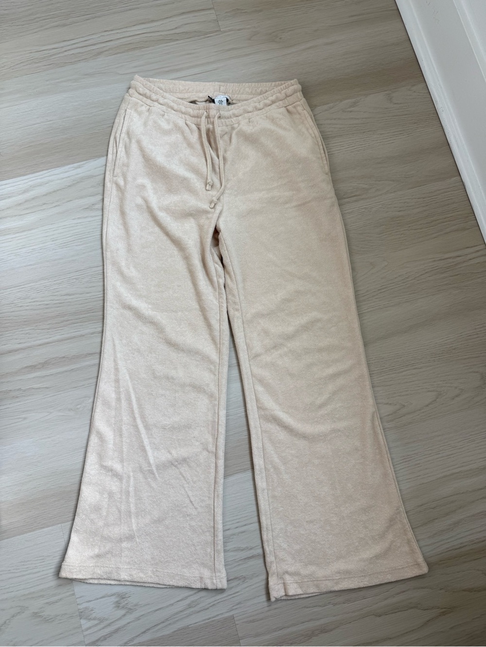 Sincerely Jules Sand/Taupe Cozy Terry Lounge Pants